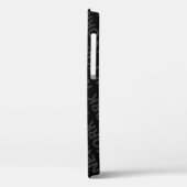 ニューヨークパターンダークグレーケースメイトiPhoneケース Case-Mate iPhoneケース (裏面 / 左)