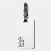 ニューヨークパターン白 ラゲッジタグ (裏面縦)