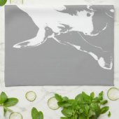 ニューヨークパーソナライズされたタオルNYCおみやげティータオル キッチンタオル (折り畳み)