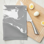 ニューヨークパーソナライズされたタオルNYCおみやげティータオル キッチンタオル (四つ折り)