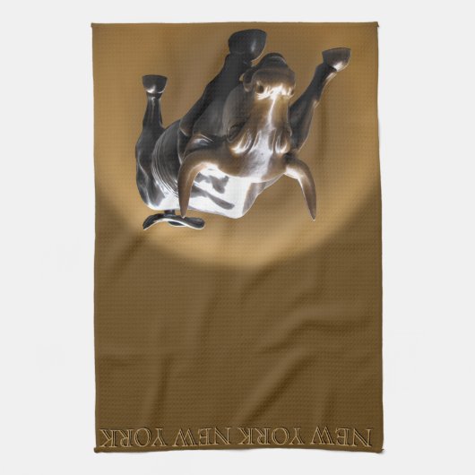 ニューヨークパーソナライズされたタオルNYCおみやげティータオル キッチンタオル (縦)