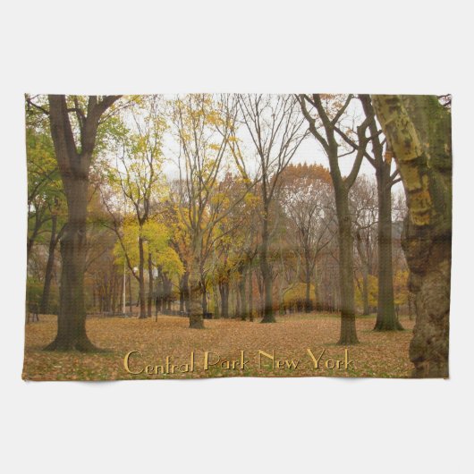 ニューヨークパーソナライズされたタオルNYCおみやげティータオル キッチンタオル (横)