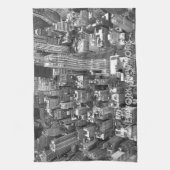 ニューヨークパーソナライズされたタオルNYCおみやげティータオル キッチンタオル (縦)