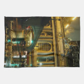 ニューヨークパーソナライズされたタオルNYCおみやげティータオル キッチンタオル (横)