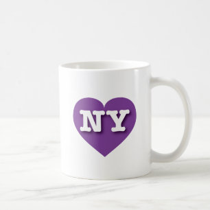 ニューヨークパープルハート- I love NY コーヒーマグカップ