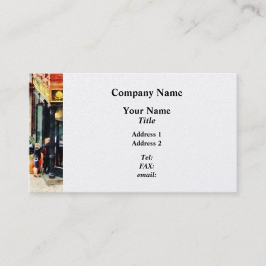 ニューヨークピッツェリア 名刺 (正面)
