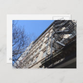 ニューヨークファイアーエスケープ ポストカード (正面/裏面)