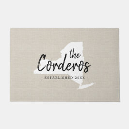 ニューヨークファミリーモノグラム州ドルマット ドアマット