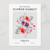 ニューヨークフラワーマーケットチェルシーポストカード ポストカード (正面)