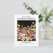 ニューヨークフラワーマーケットローイーストポストカード ポストカード (スタンド正面)