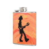 ニューヨークブギーナイツギターオレンジ フラスク (左)