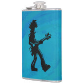 ニューヨークブギーナイツギターブルー フラスク (左)