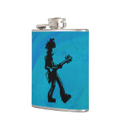 ニューヨークブギーナイツギターブルー フラスク (左)