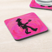 ニューヨークブギーナイツギターホットピンク コースター (左側)