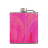 ニューヨークブギーナイツギターホットピンク フラスク (裏面)