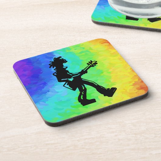 ニューヨークブギーナイツギターレインボー コースター (左側)