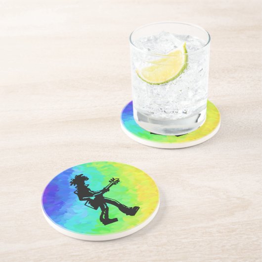 ニューヨークブギーナイツギターレインボー コースター (側面)