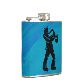 ニューヨークブギーナイツサクソフォンブルー フラスク (右)