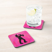 ニューヨークブギーナイツサクソフォンホットピンク コースター (右側)