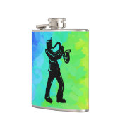 ニューヨークブギーナイツサクソフォンレインボー フラスク (左)