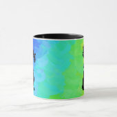 ニューヨークブギーナイツサクソフォンレインボー マグカップ (中央)