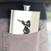 ニューヨークブギーナイツトランペットオレンジ フラスク (インサイチュ)