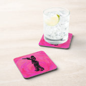 ニューヨークブギーナイツトランペットホットピンク コースター (右側)