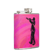 ニューヨークブギーナイツトランペットホットピンク フラスク (右)