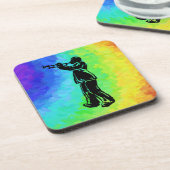 ニューヨークブギーナイツトランペットレインボー コースター (左側)