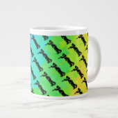 ニューヨークブギーナイツトランペットレインボー ジャンボコーヒーマグカップ (正面右)