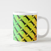 ニューヨークブギーナイツトランペットレインボー ジャンボコーヒーマグカップ (右)