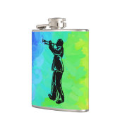 ニューヨークブギーナイツトランペットレインボー フラスク (左)