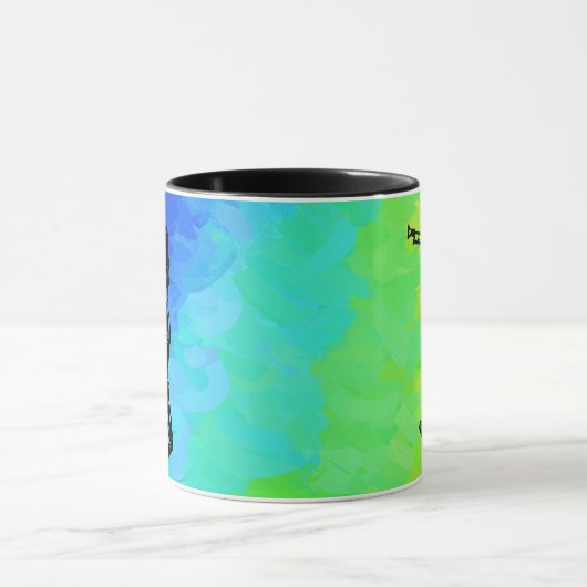 ニューヨークブギーナイツトランペットレインボー マグカップ (中央)