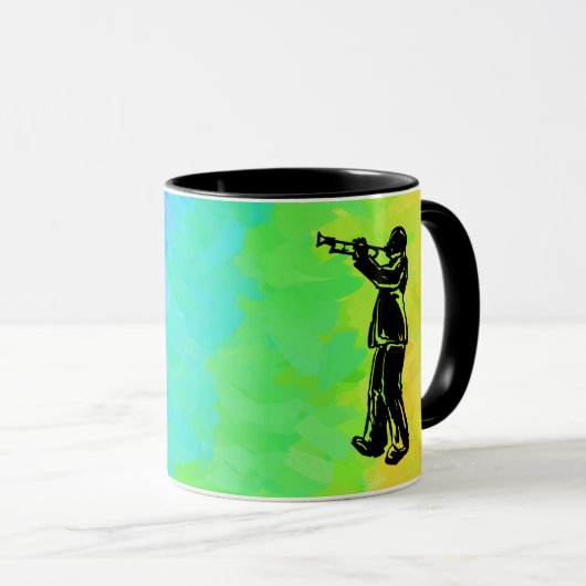 ニューヨークブギーナイツトランペットレインボー マグカップ (正面右)