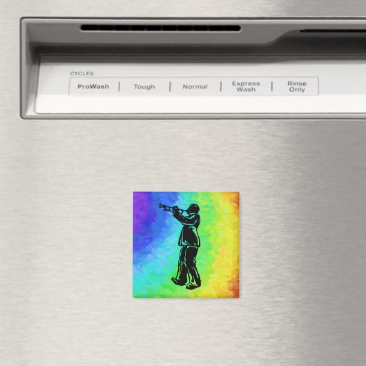 ニューヨークブギーナイツトランペットレインボー マグネット (インサイチュ (食洗機))