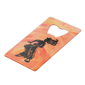 ニューヨークブギーナイツドラムオレンジ クレジットカード栓抜き (裏面アングル)