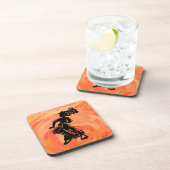 ニューヨークブギーナイツドラムオレンジ コースター (右側)