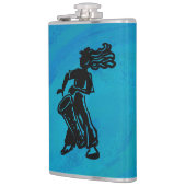 ニューヨークブギーナイツドラムブルー フラスク (左)