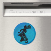 ニューヨークブギーナイツドラムブルー マグネット (インサイチュ (食洗機))