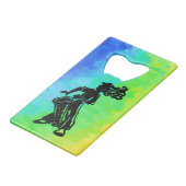 ニューヨークブギーナイツドラムレインボー クレジットカード栓抜き (正面アングル)