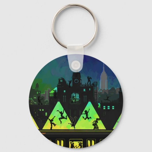 ニューヨークブギーナイツ キーホルダー (正面)