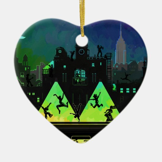 ニューヨークブギーナイツ セラミックオーナメント (正面)