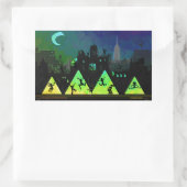 ニューヨークブギーナイツ 長方形シール (バッグ)