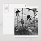 ニューヨークブクリンブリッジ， 1883 ポストカード (正面/裏面)