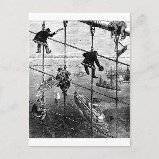 ニューヨークブクリンブリッジ， 1883 ポストカード