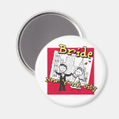 ニューヨークブライド結婚ズ マグネット (正面/裏面)