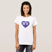 ニューヨークブルーハート- I love NY Tシャツ (正面フル)