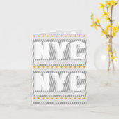 ニューヨークブロンクスアーバンアートグリーティンカジュアルグ カード (黄色い花)