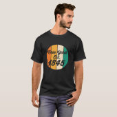 ニューヨークベスト1845アメリカ州アメリカ Tシャツ (正面フル)