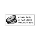 ニューヨークベーゲルクリームチーズロックスケーパーネギ ラバースタンプ (インプリント)